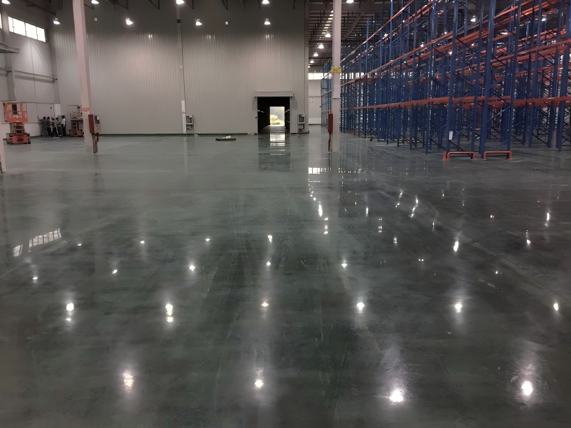 Metal and non-metal wear-resistant hardener floor system
